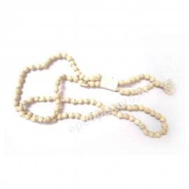 Tulasi Mala (White Colour with Round Beads) With Brahma Mudi 